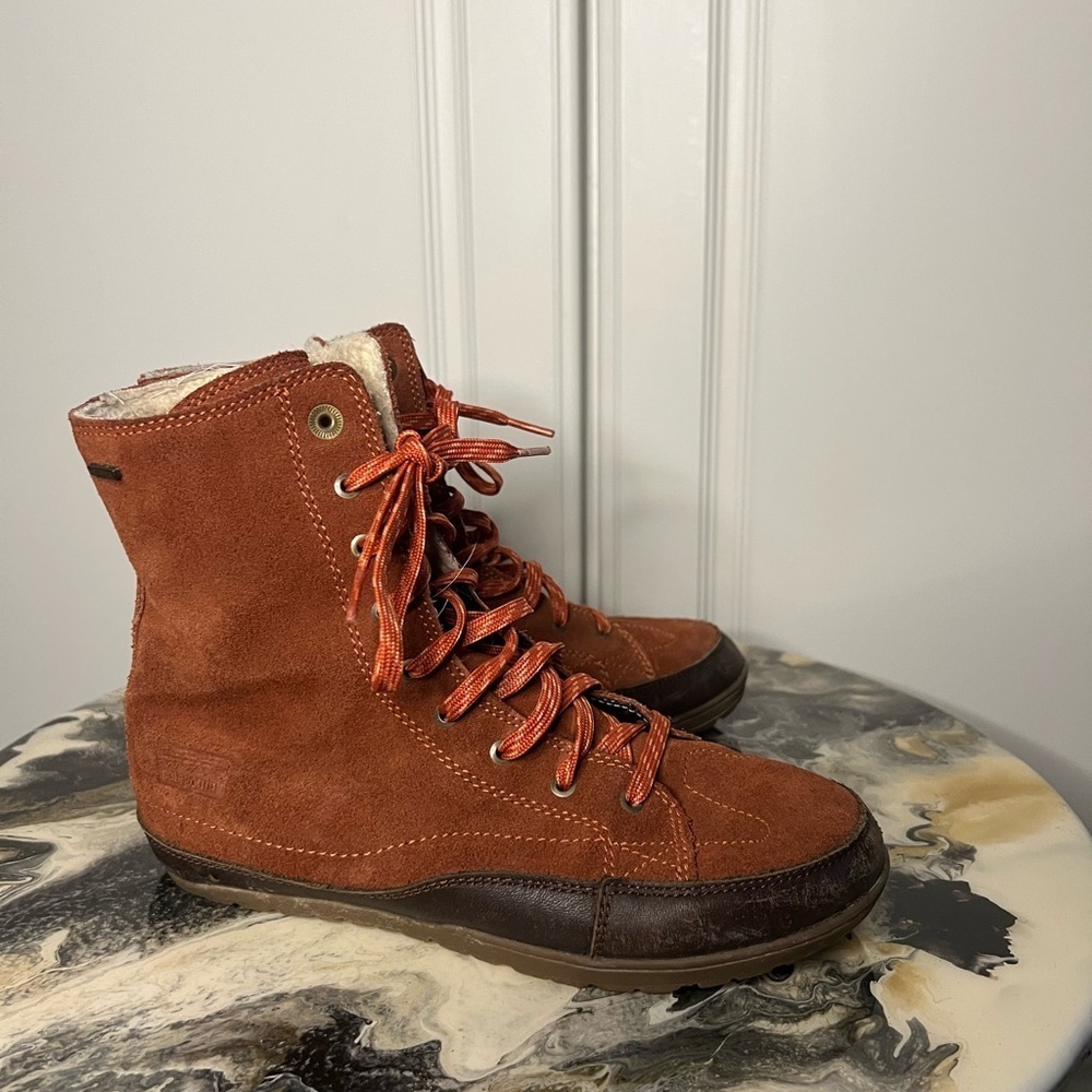 Patagonia Activist Waterproof Rusted Iron Suede Boots 6.5 - Picture 1 of 10